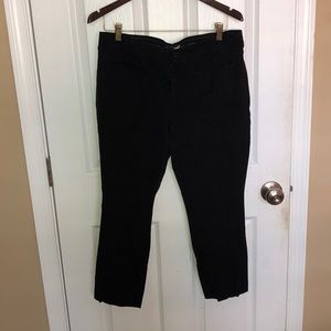Anthropologie black essential slim pants
